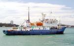 ID 2128 PROFESSOR KHROMOV (1983/1754grt/IMO 8010350) currently sails under the name SPIRIT OF ENDERBY and is operated by Heritage Expeditions of Christchurch, New Zealand. She was built as a hydrograp[hic...